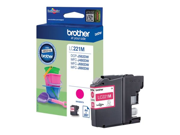 Brother LC221M - Magenta - Original - Tintenpatrone