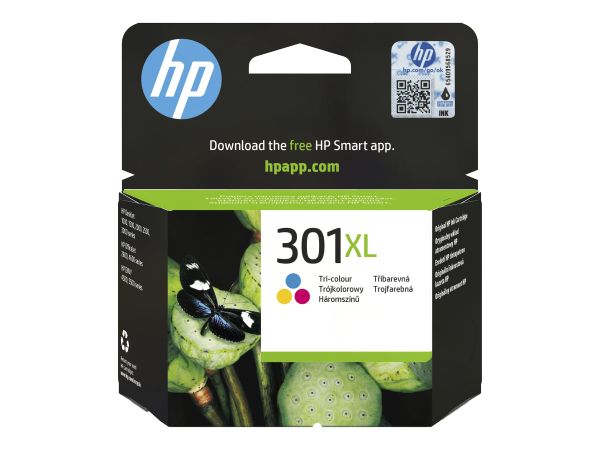 HP 301XL - 6 ml - Hohe Ergiebigkeit - Farbe (Cyan, Magenta, Gelb)