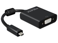 Delock VGA-Adapter - 19 pin micro HDMI Type D (M)