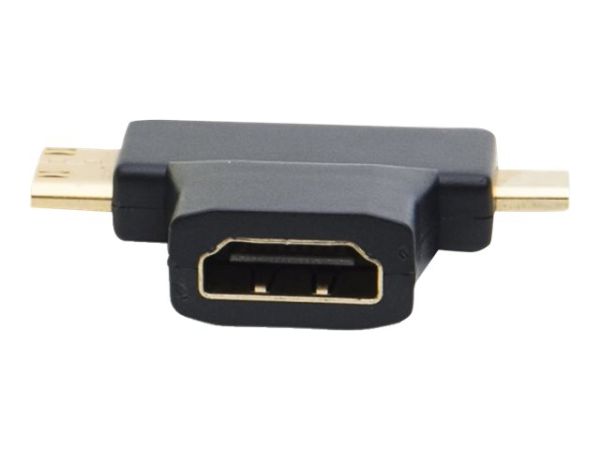 Tecline exertis Connect - HDMI-Adapter - 19 pin mini HDMI Type C, 19 pin micro HDMI Type D männlich