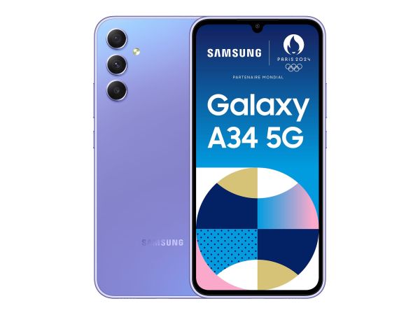 Samsung Galaxy A34 5G - 5G Smartphone - Dual-SIM - RAM 6 GB / Interner Speicher 128 GB - microSD slo