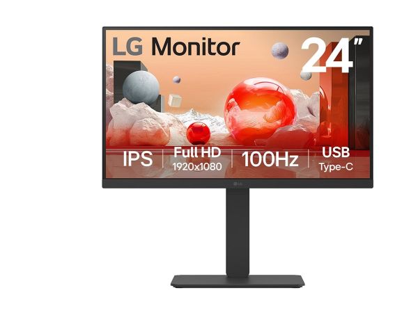 LG 24BA650-B - LCD-Monitor - 61 cm (24") (23.8" sichtbar)