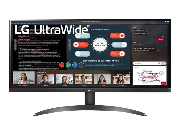 LG 29WP500-B - LED-Monitor - 73 cm (29") - 2560 x 1080 UWFHD @ 75 Hz