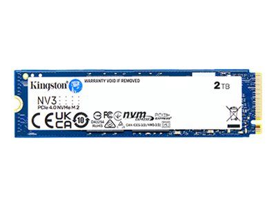 Kingston NV3 - SSD - 2 TB - intern - M.2 2280 - PCIe 4.0 x4 (NVMe)