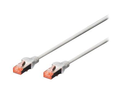 Patchkabel SFTP CAT6 3m grau 4x2AWG 27 4x 2 AWG 26/7, Twisted Pair, 2 x RJ45 Ste