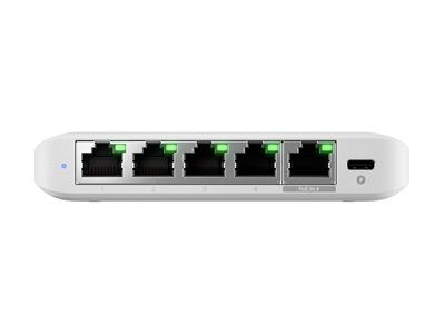 Ubiquiti UniFi Switch Flex Mini 2.5G - Switch - L2+ - managed - 4 x 2.5GBase-T + 1 x 2.5GBase-T (PoE