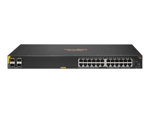 HPE Aruba 6100-24G Class4 PoE+ (370W) Switch