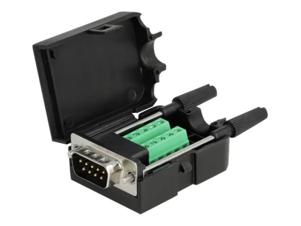 Delock VGA-Adapter - DB-9 (M) schraubbar zu