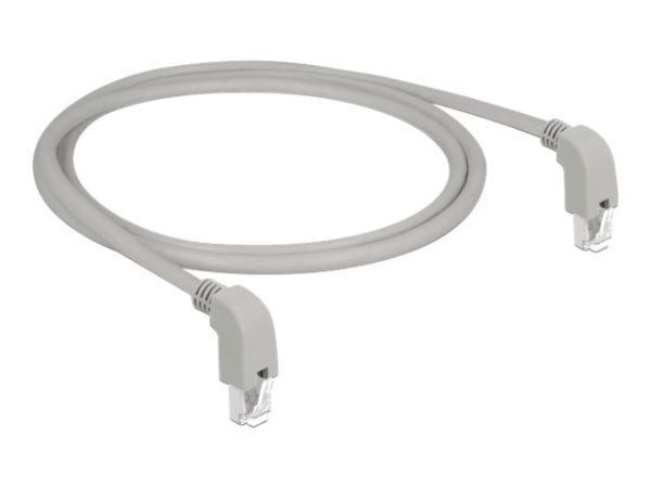 Delock Patch-Kabel - RJ-45 (M) nach unten gewinkelt zu RJ-45 (M)