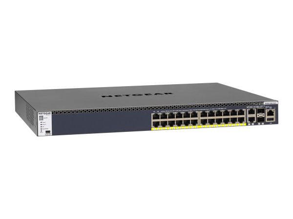 Netgear M4300-28G-PoE+ - Switch - L3 - managed - 2 x 10/100/1000/10000 + 2 x 10 Gigabit SFP+ + 24 x