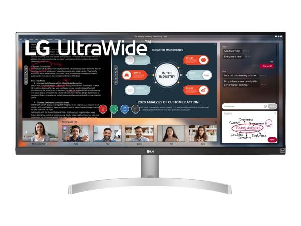 LG 29WN600-W - LED-Monitor - 73 cm (29") - 2560 x 1080 UWFHD @ 75 Hz