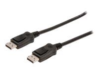 DisplayPort Anschlusskabel 3m mit Verriegelung schwarz