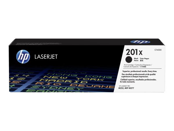 HP Toner 201X schwarz High Yield f. LaserJet + JetIntelligence