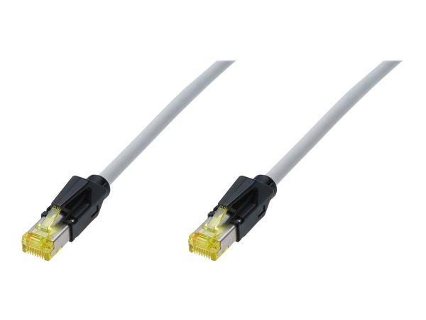 CAT6A S-FTP Patchk. 5m, Grau CAT 6A S-FTP Patchkabel DRAKA UC 900 SS FRNC, TM31