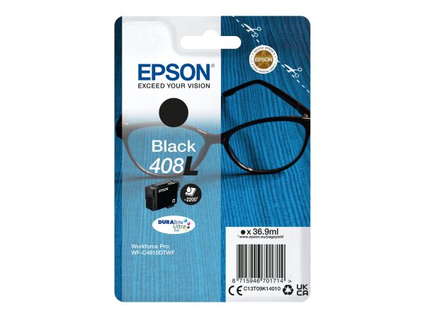 Epson 408L - 36.9 ml - Extrahohe Kapazität - Schwarz