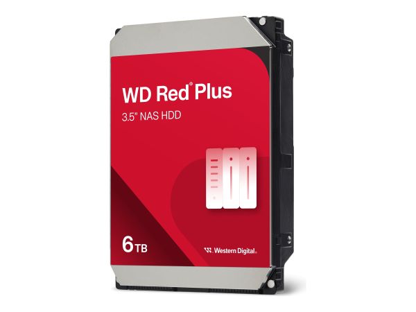 WD Red Plus WD60EFPX - Festplatte - 6 TB - intern - 3.5" (8.9 cm)