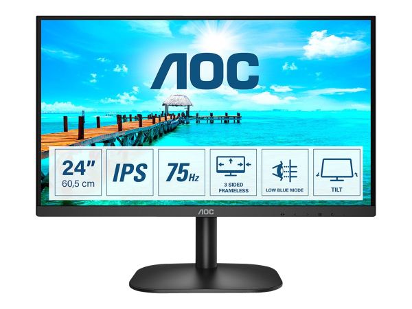 AOC 24B2XH - B2 Series - LED-Monitor - 60 cm (24")