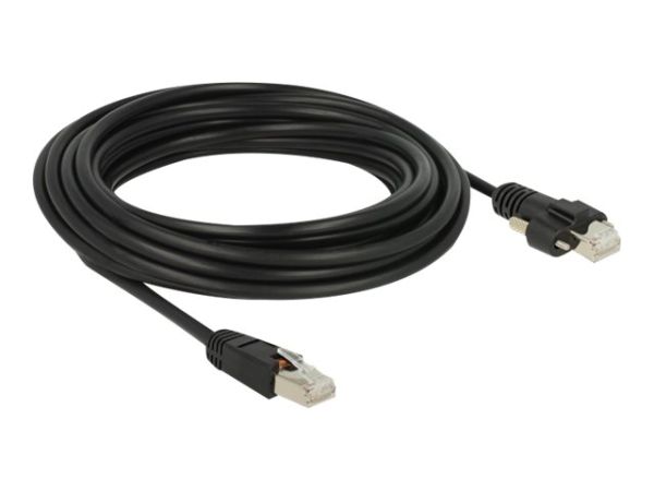 Delock Patch-Kabel - RJ-45 (M) schraubbar zu RJ-45 (M)