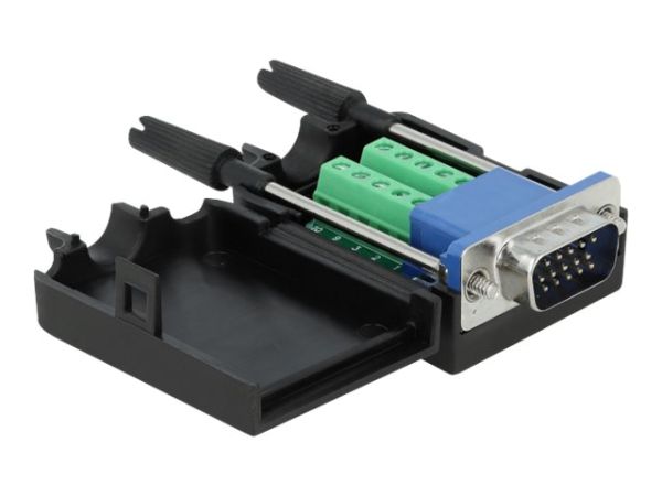 Delock VGA-Adapter - 15 pin D-Sub (DB-15) (M)