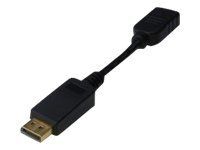 Adapterkabel DisplayPort 0,15m DP/St - HDMI Typ A/Bu