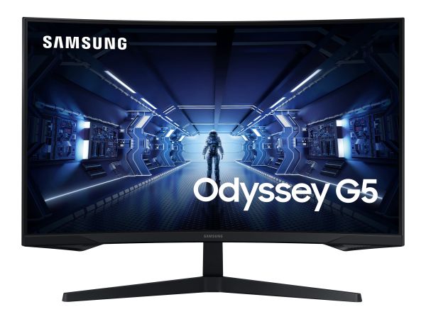 Samsung Odyssey G5 C27G55TQBU - G55T Series - LED-Monitor - gebogen - 68 cm (27")