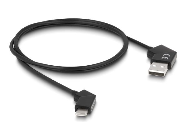 Delock USB-Kabel - USB (M) gewinkelt zu 24 pin USB-C (M)