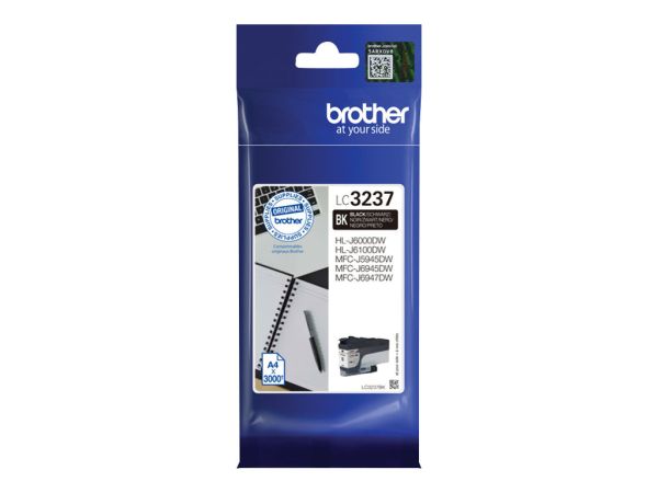 Brother LC3237BK - Schwarz - original - Tintenpatrone