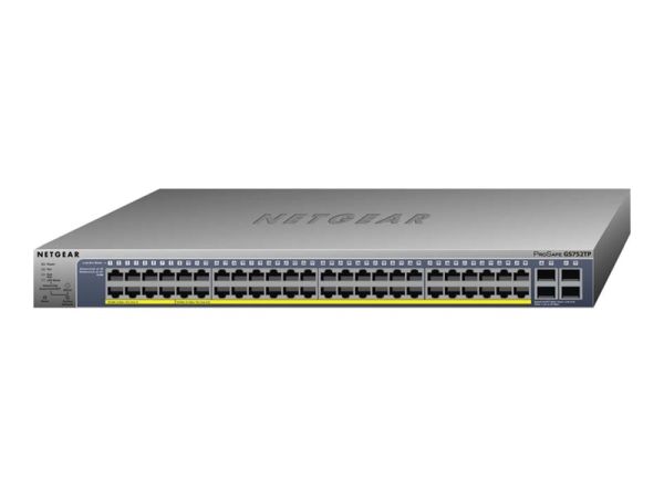 Netgear Smart GS752TP - Switch - L3 Lite - Smart - 8 x 10/100/1000 (PoE+)