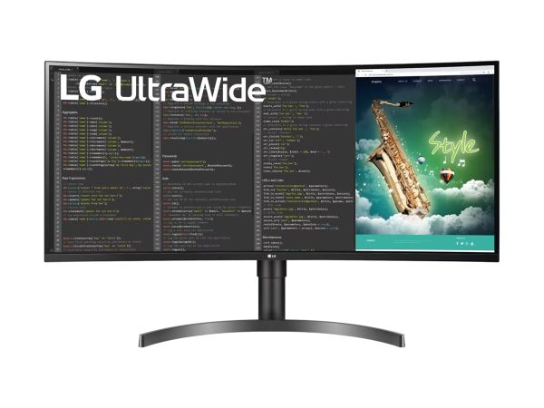 LG UltraWide 35WN75CP-B - LED-Monitor - gebogen - 88.9 cm (35")