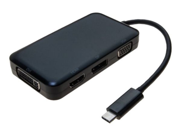 Tecline exertis Connect - Video- / Audio-Adapter - 24 pin USB-C männlich zu HD-15 (VGA)