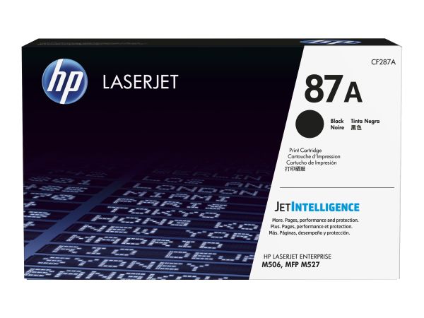 HP Toner 87A schwarz f. LaserJet M506/MFP M527 9k