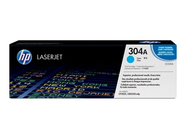 HP Toner CC531A cyan für HP LaserJet 4000 Serie