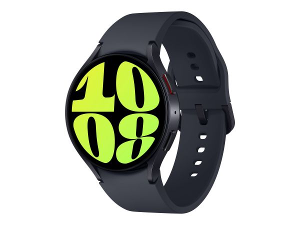 Samsung Galaxy Watch6 - 44 mm - intelligente Uhr mit Sportband - Graphit - Bandgröße: M/L - Anzeige