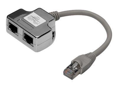 DIGITUS CAT 5e Patchkabel-Adapter, 2x CAT 5e, geschirmt