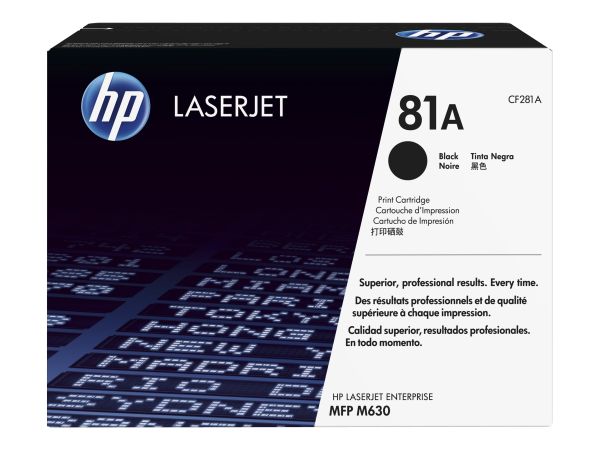 HP Toner 81A schwarz f. LaserJet ENT MFP M630