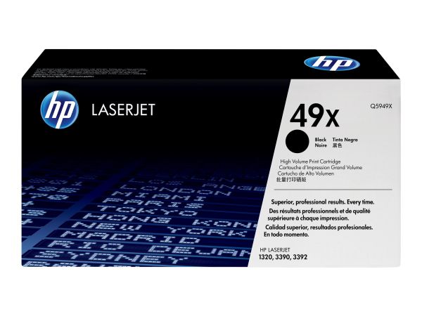 HP Toner Q5949X schwarz für HP LaserJet 1160/1320 ca.6.000 Seiten