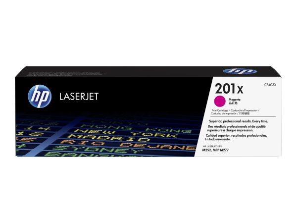 HP Toner 201X magenta High Yield f. LaserJet + JetIntelligence