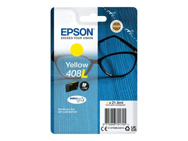 Epson 408L - 21.6 ml - Gelb - original - Blisterverpackung