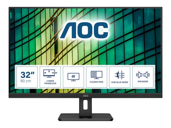 AOC U32E2N - LED-Monitor - 80 cm (32") (31.5" sichtbar)