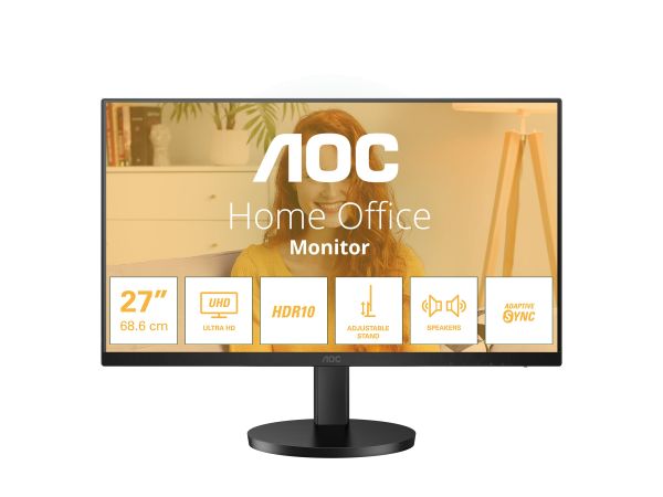 AOC U27B3AF - LED-Monitor - 68.6 cm (27") - 3840 x 2160 4K UHD (2160p)