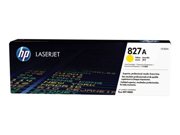 HP 827A - Gelb - Original - LaserJet - Tonerpatrone (CF302A)