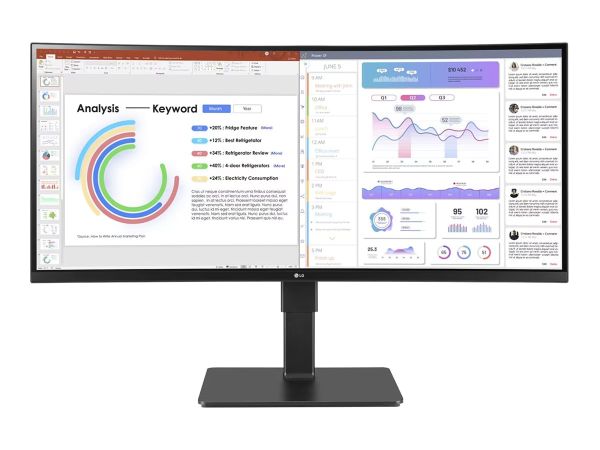 LG UltraWide 34BQ77QB-B - LED-Monitor - gebogen - 86.72 cm (34")