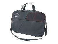 Fujitsu Casual Entry Case 16 - Notebook-Tasche - bis zu 16" - Schwarz mit roten Details (Packung mit