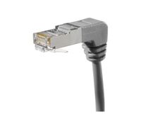 Tecline exertis Connect - Patch-Kabel - RJ-45 (M) nach unten gewinkelt zu RJ-45 (M) nach unten gewin