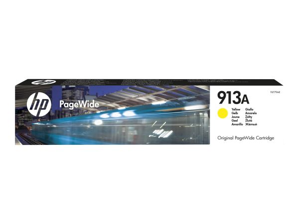 HP Tintenpatrone No 913A gelb f. PageWide 3000 Seiten