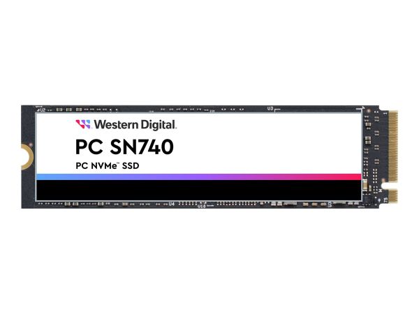 SanDisk WD PC SN740 NVMe SSD SDDPNQD-512G - SSD - 512 GB - intern - M.2 2280 - PCIe 4.0 x4 (NVMe)