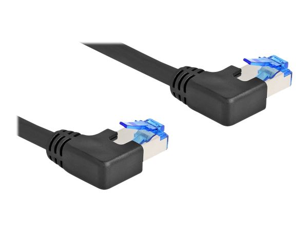 Delock Patch-Kabel - RJ-45 (M) links gewinkelt zu RJ-45 (M)