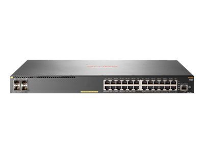 HPE Aruba 2930F 24G PoE+ 4SFP+ - Switch - L3 - managed - 24 x 10/100/1000 (PoE+)