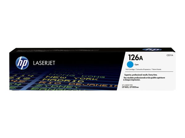 HP Toner 126A cyan f. HP LaserJet