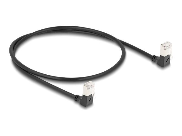 Delock Patch-Kabel - RJ-45 (M) nach unten abgewinkelt zu RJ-45 (M)